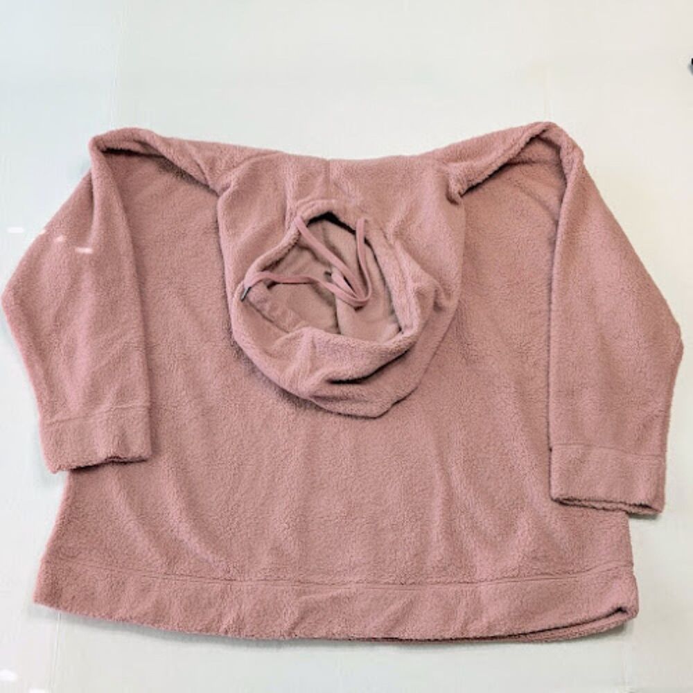 NWT 32 Degrees HEAT XXL Women's Spiced Chai Sherpa Style Fleece Hoodie Jacket - Picture 2 of 5